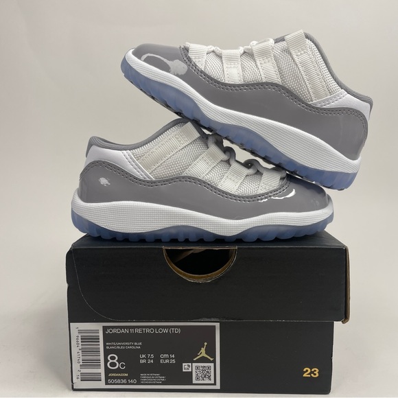 Jordan Other - Nike Air Jordan 11 Retro Low TD “Cement Grey” 2023